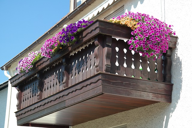 klasický typ balkonu