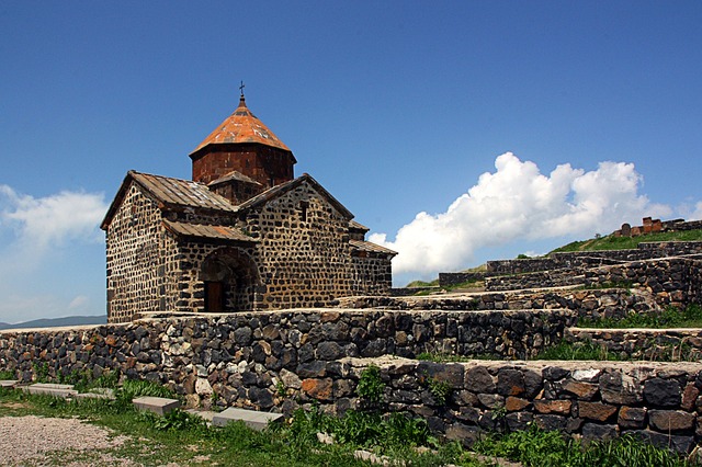 klášter v arménii